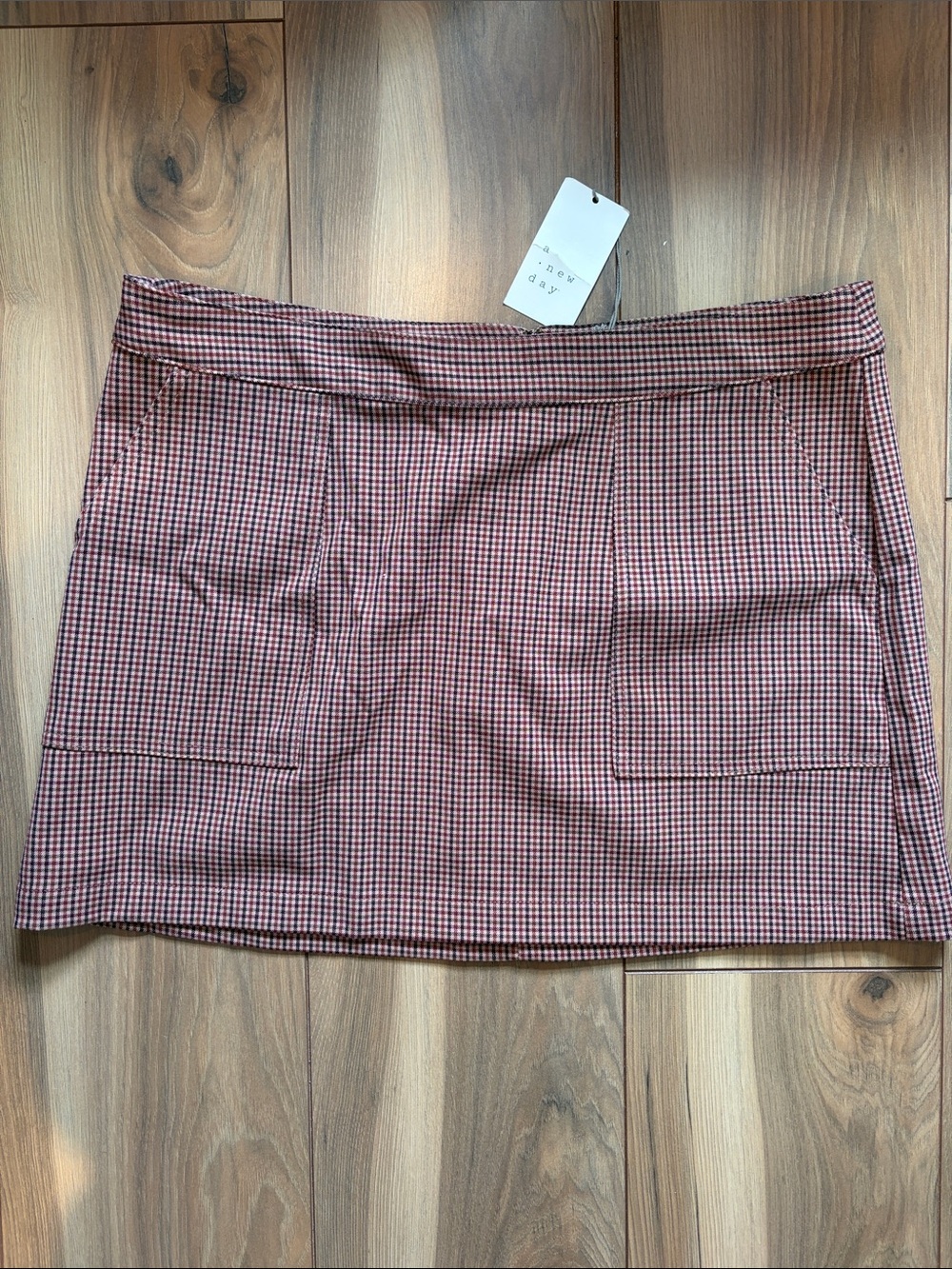 Plaid Mini Skirt from A New Day - Large